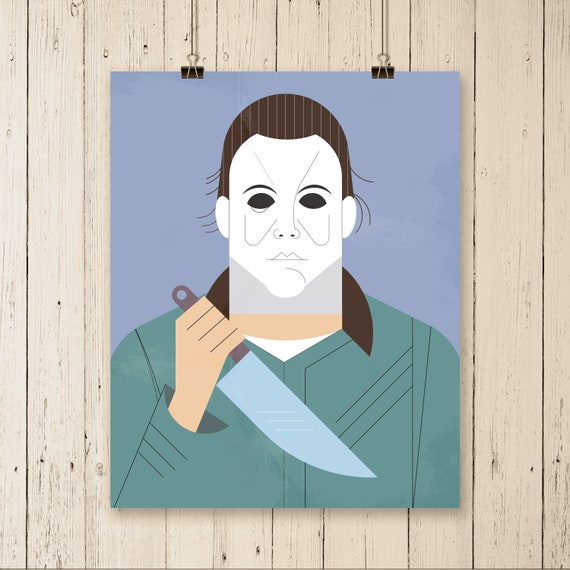Halloween Decor Michael Myers Horror Decor Halloween Gift Etsy