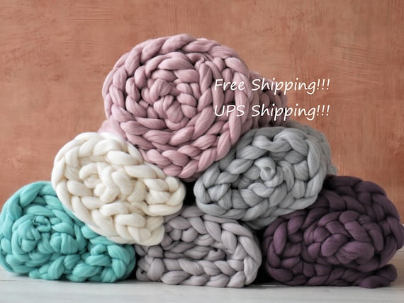 Chunky Yarn Arm Knitting Yarn Chunky Cotton Yarn Tube Yarn Not Shedding 32  Yd Giant Yarn Chunky Knit Super Bulky Yarn Big Yarn Sock Yarn 