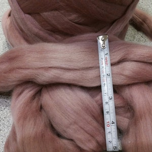 Chunky yarn, giant yarn, merino wool, super bulky, arm kntting, chunky merino wool yarn, bulky yarn, merino wool roving, super chunky yarn image 7