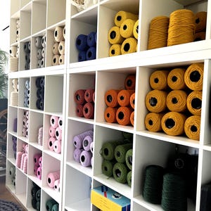 Tufting yarn for tufting gun. Material is 100% New Zealand wool for professional and beginner use. This wool yarn is on cone. Can be also used for punch needle art, cross stitch, hand knitting, weaving and needle point. You can create amazing tufted rugs! Perfect for cut pile gun and much better than acrylic yarns.