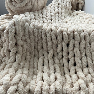 Chenille yarn Giant Puffy plush yarn for arm knitting finger knitting yarn super soft giant yarn super bulky yarn BIG PACK image 9
