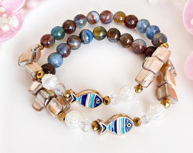 Bracelet Poisson sous l’océan