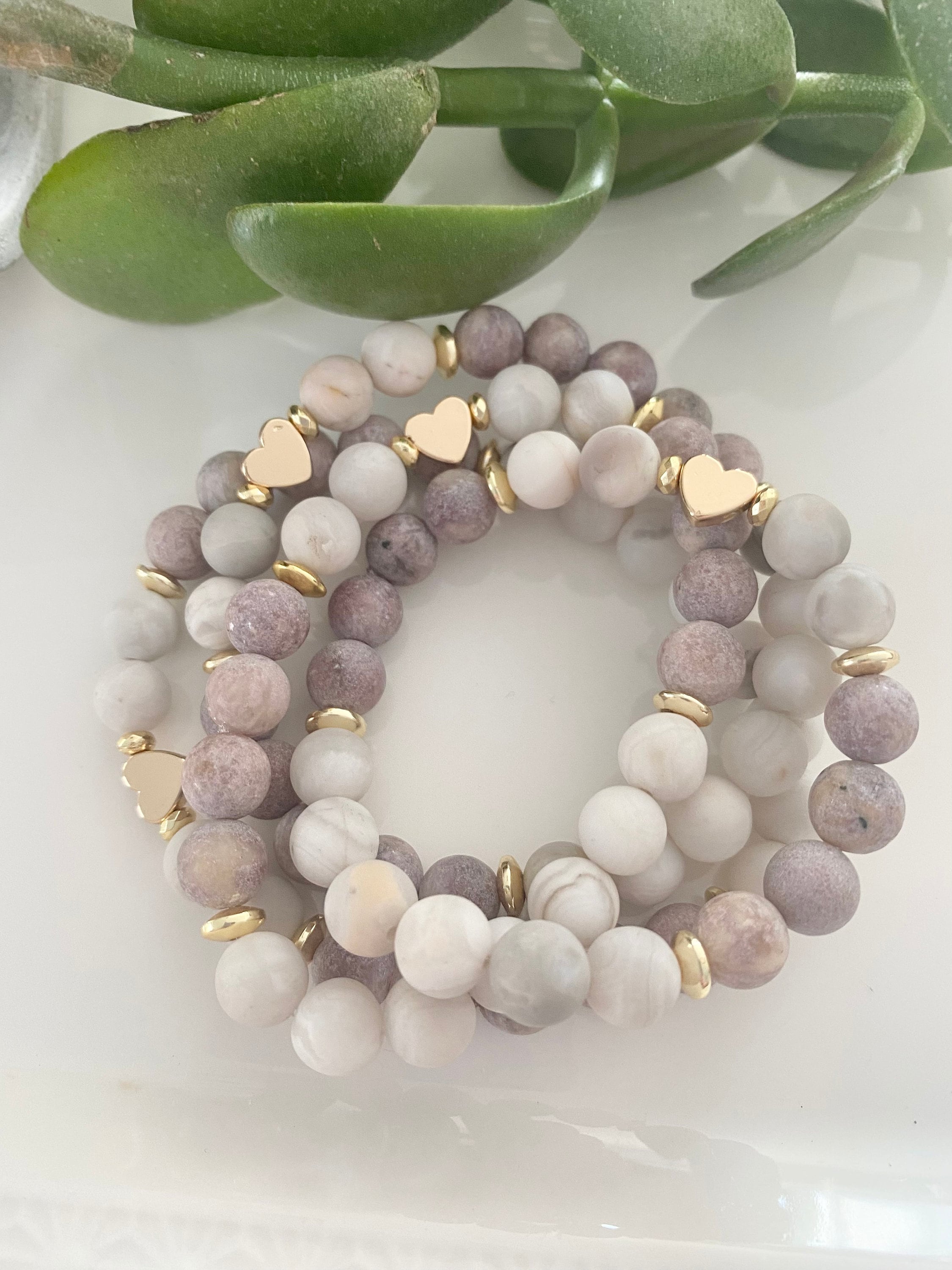 Natural Stone Anxiety Relief Bracelet – Tuxora