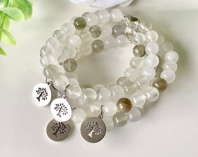 Lepidolite benefits, bracelet lepidolite triangle charm, anxiety bracelet, anxiety jewelry, stress bracelet, she calm and balance
