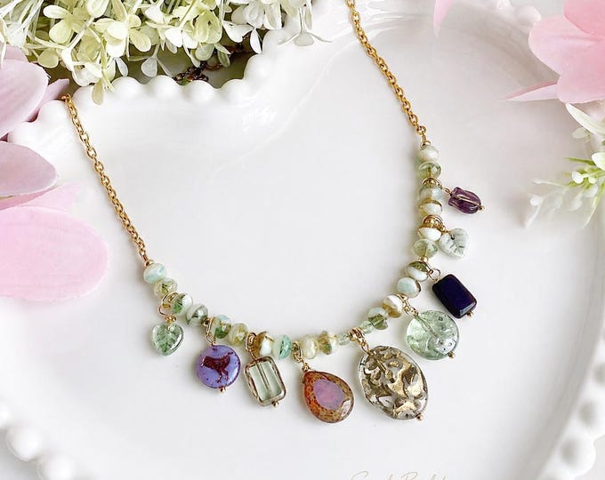 Collier lavande d’amour