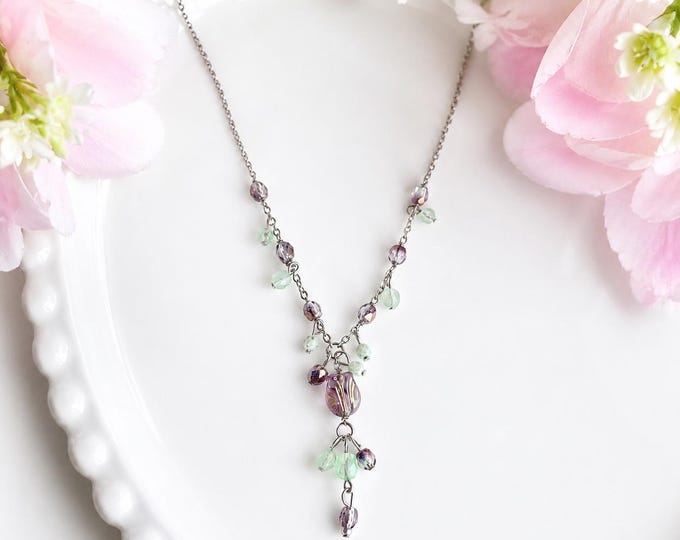 Collier lavande d’amour