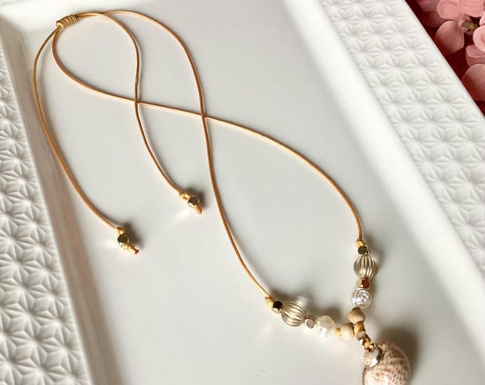 Rose gold chaîn heart