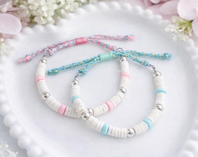 Bracelet , une création inspirée de la douceur de l’été et de la mer.