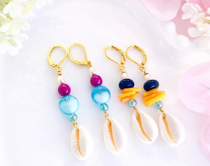 Boucles d oreilles sous l’océan