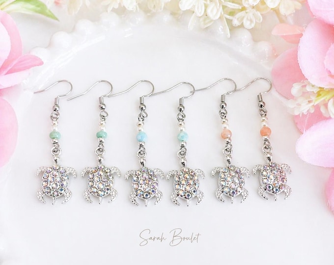 Boucles d oreilles sous l’océan