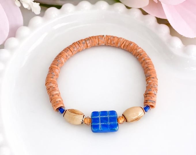 Boucle oreille collection Coucher de soleil à Santorini