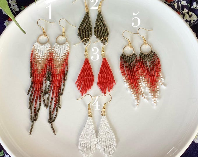 Summer fringe earrings