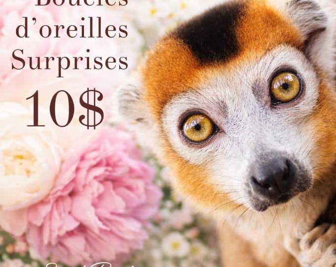 surprise, boucles d’oreilles