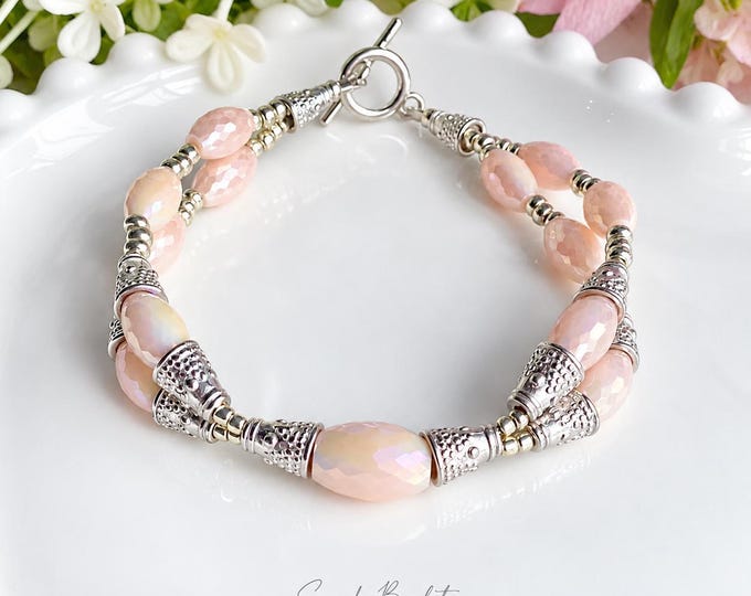 Bracelet rose pale