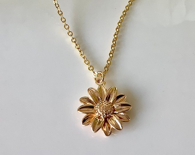 Rose gold chaîn heart