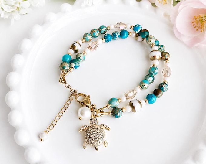 Bracelet pierre or