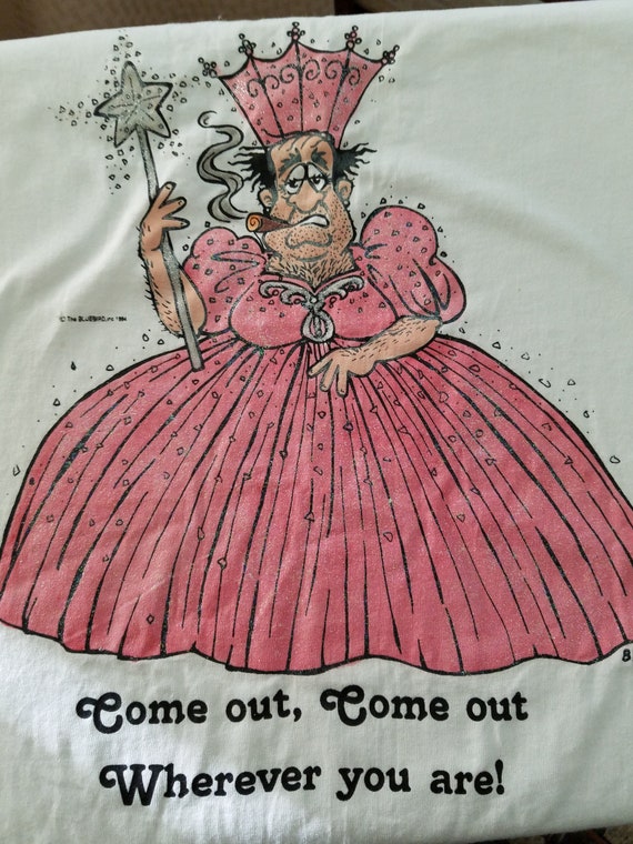 Humorous Glinda T shirt hand painted