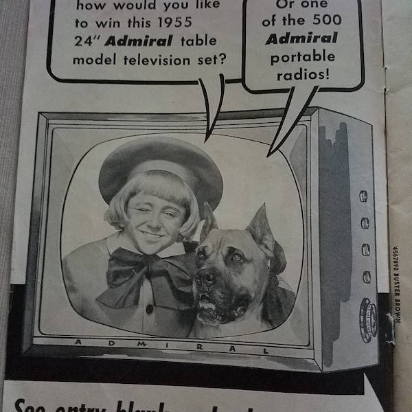 Jerry Maren as Buster -Buster Brown Comic