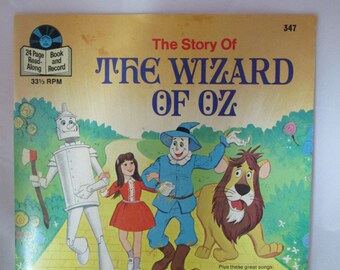 Wizard of Oz Book and 33 1/3 record