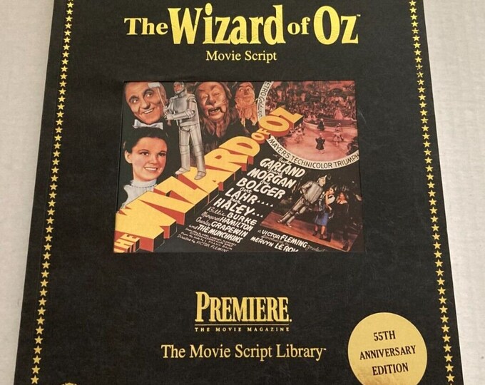 1994 Movie Script - the Wizard of Oz - Etsy