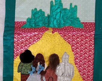 Hand crafted Appliqued Oz Scene