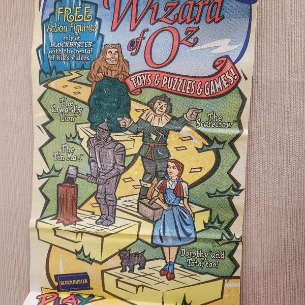 Vintage Blockbuster Wizard of Oz Sacks