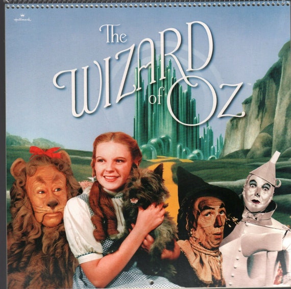 wizard-of-oz-1994-hallmark-calendar-etsy