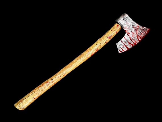 処刑人斧 ヴィンテージスタイル 映画小道具 PU ホラー武器彫刻機