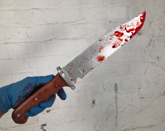 Coltello Finto Halloween - Accessorio Realistico In Schiuma PU Per Film E Feste In Maschera - Foto 5