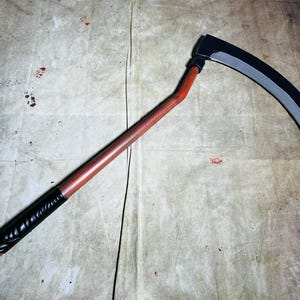 Grim Reaper Scythe PU Movie Prop Death Sickle