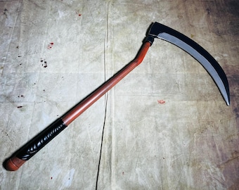 Guadaña de la Parca, accesorio de película de PU, hoz de la muerte