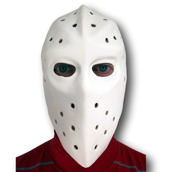 White Hockey Mask Heat Bank Robber Heist Vs Jason Hood Etsy White Hockey Mask Heat Bank Robber Heist Vs Jason Hood Etsy