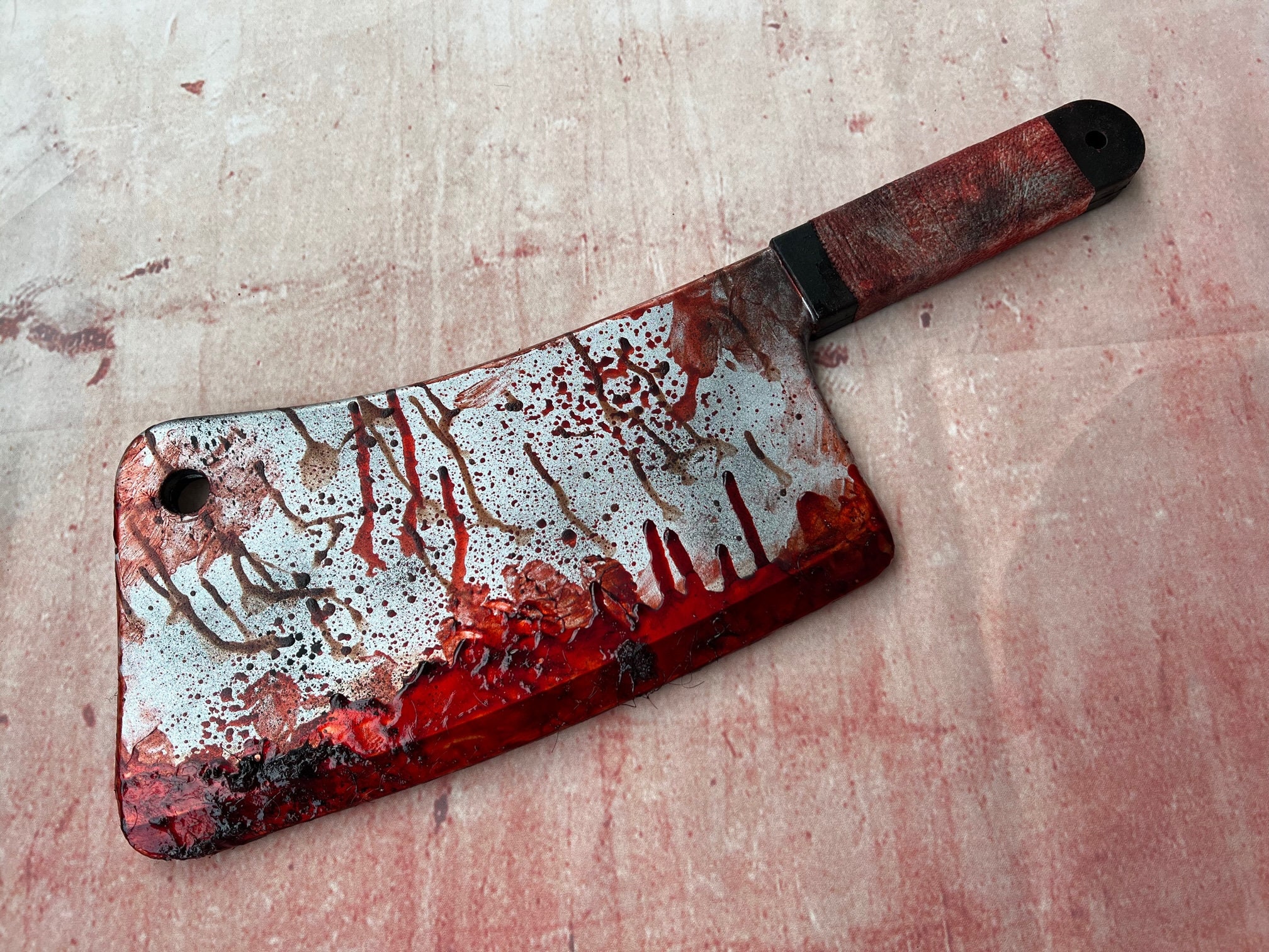 Horror Tools Bloody Meat Cleaver Movie Prop Highly Customized Butchers Chopper ...
