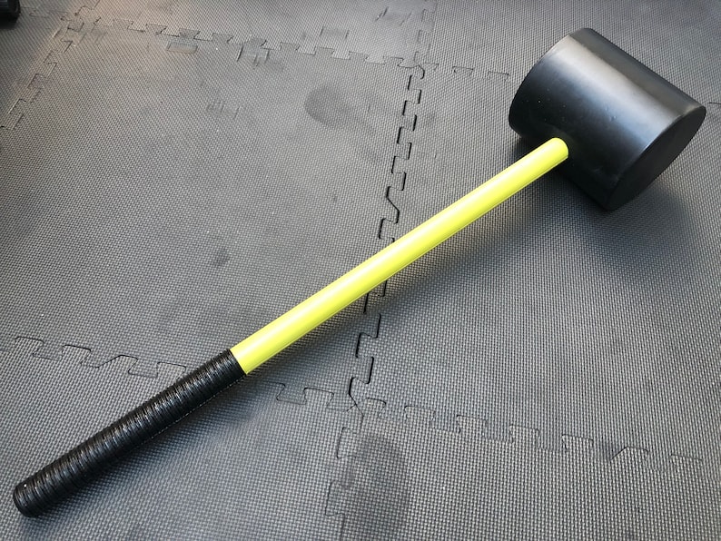 Zombieland Yellow XL Large Clown Mallet Movie Prop PU Costume Accessory Weapon