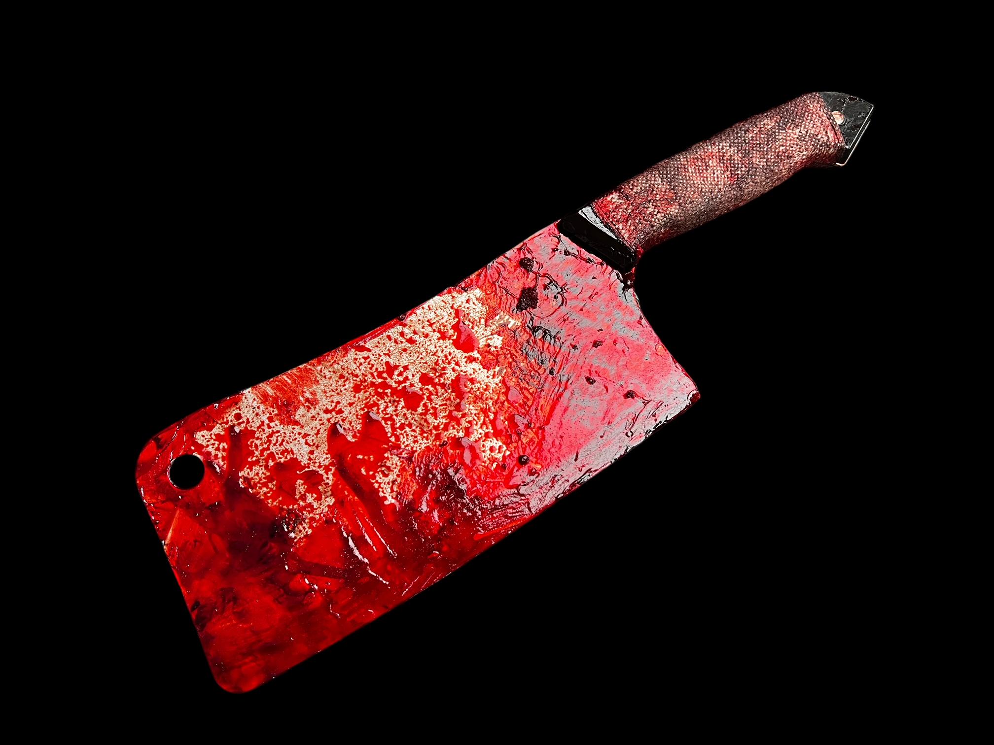 Horror Tools Bloody Meat Cleaver Movie Prop Customized Plastic Butchers Chopper ...