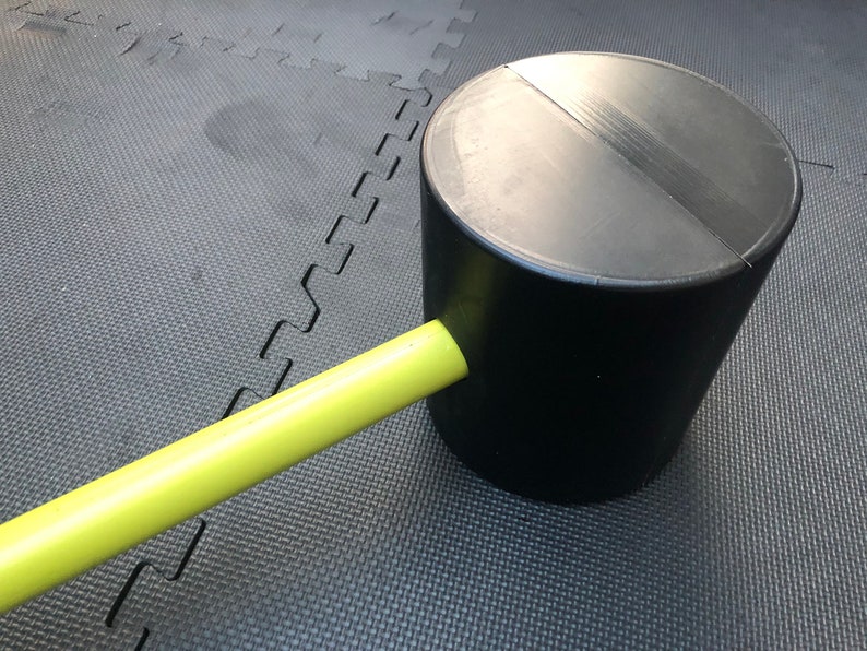 Zombieland Yellow XL Large Clown Mallet Movie Prop PU Costume Accessory Weapon