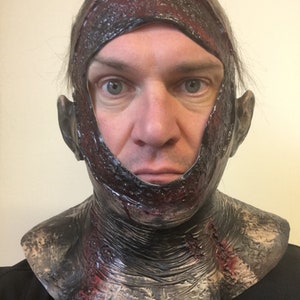 Jason VII Bloody Hood Mask Latex Halloween Horror Fancy Dress Costume Masks