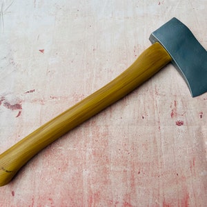 Silver Head Axe Hatchet Movie Prop Horror Tool