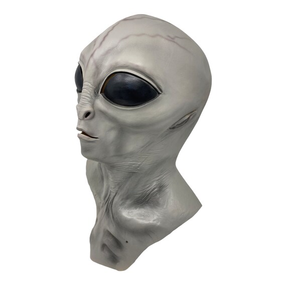 Grey Alien Mask UFO Extra Terrestrial Roswell Spaceman Costume - Etsy