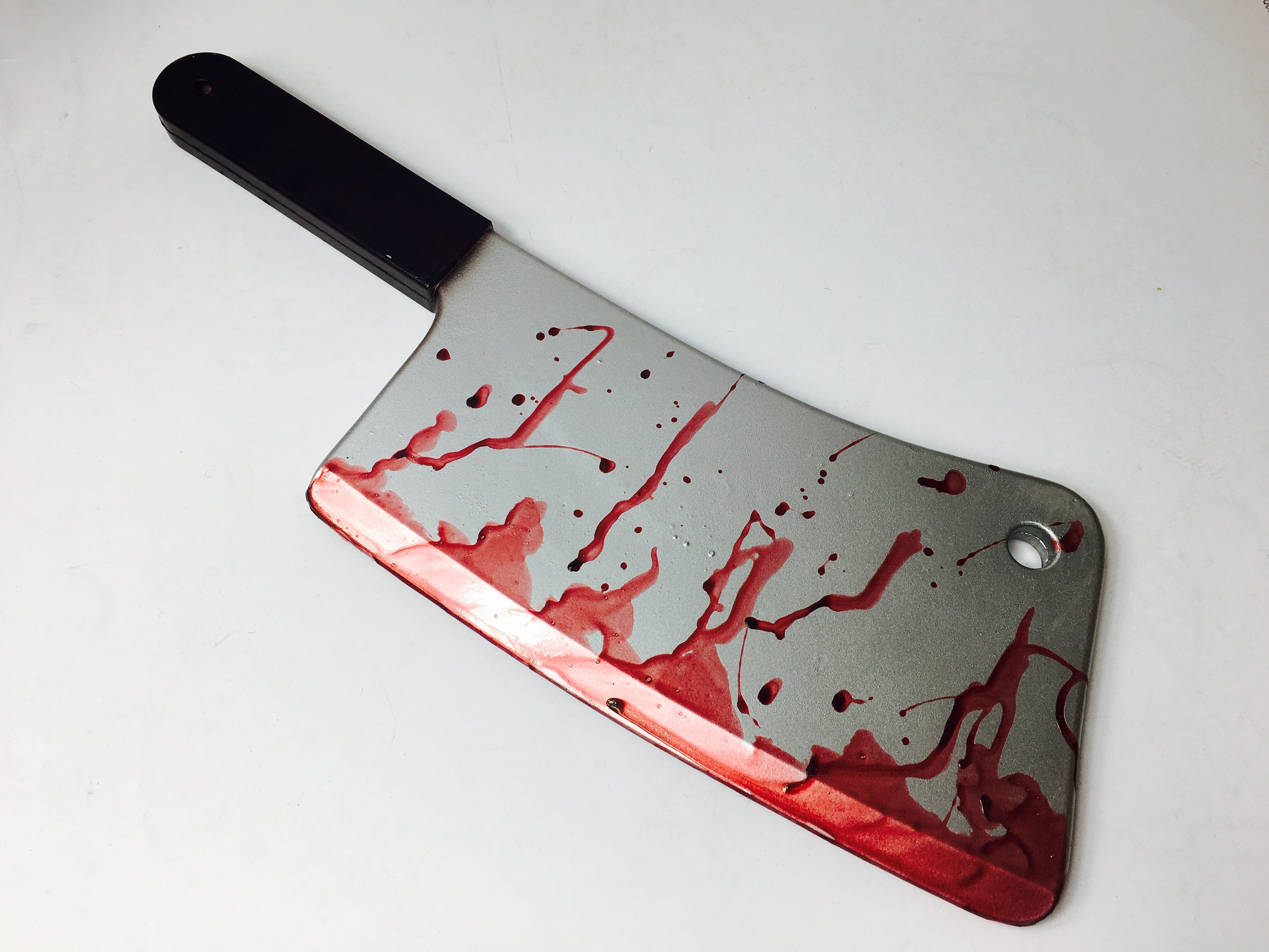 XL Butcher Knife Foam Rubber Prop Brown Handle