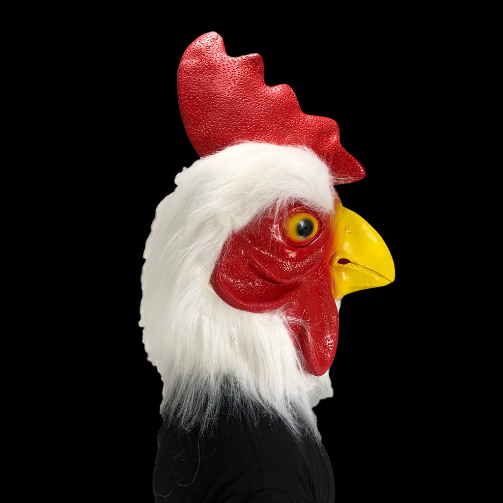 Furry Chicken Head Mask Fursuit Latex | Etsy