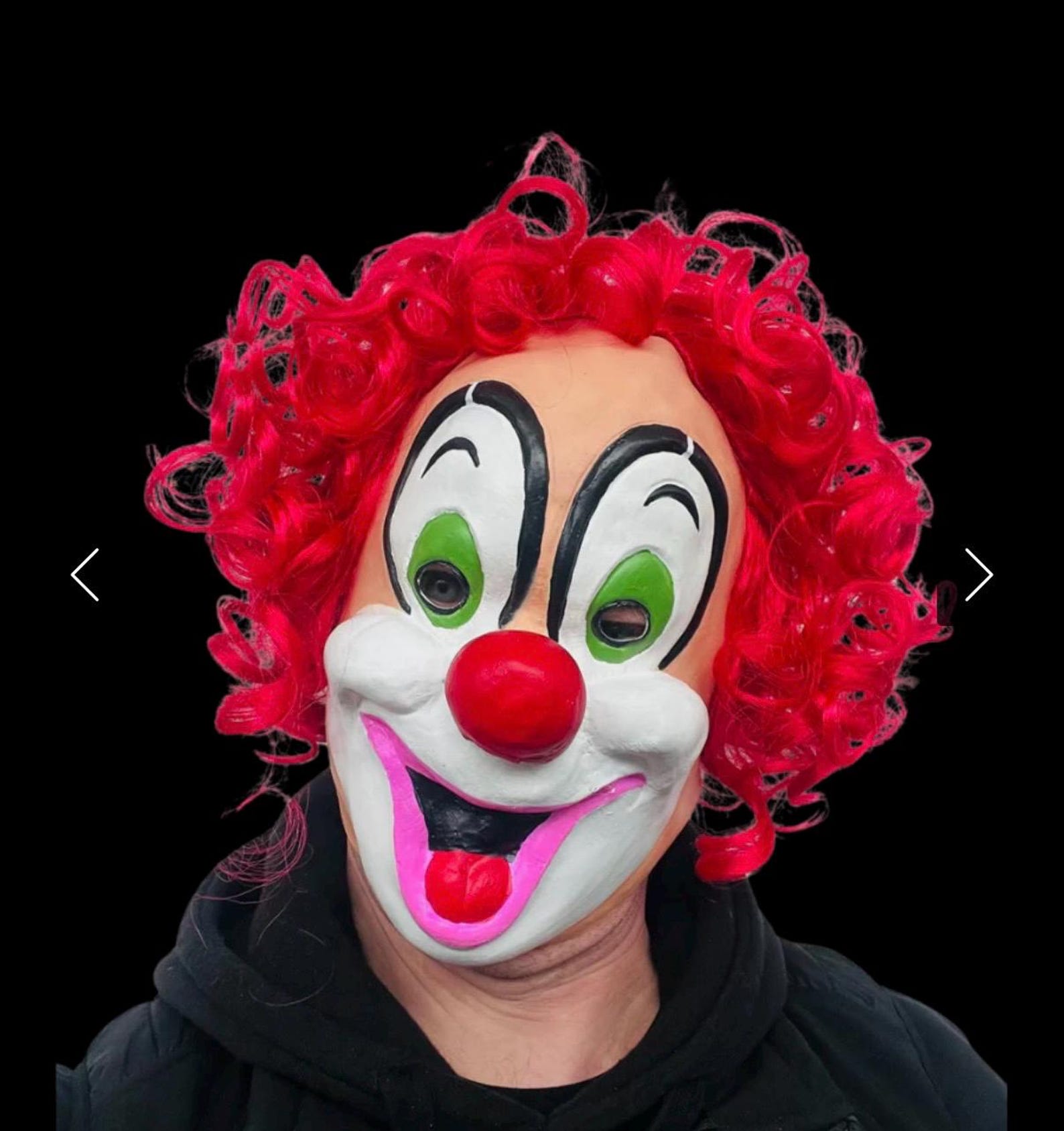 Happy Clown Mask Latex Vintage Clowns Halloween Masks - Etsy