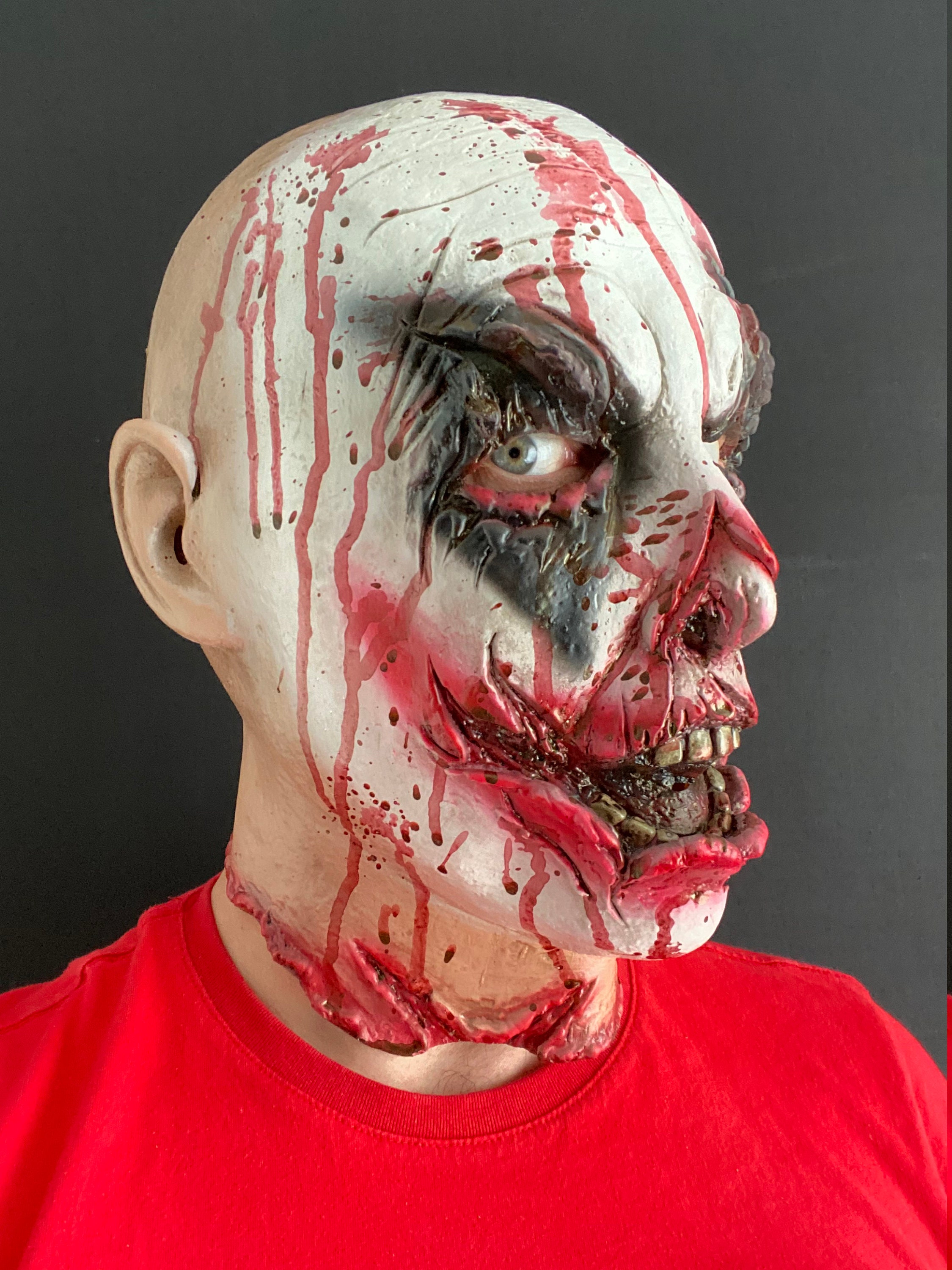 Zombie Clown Mask Etsy