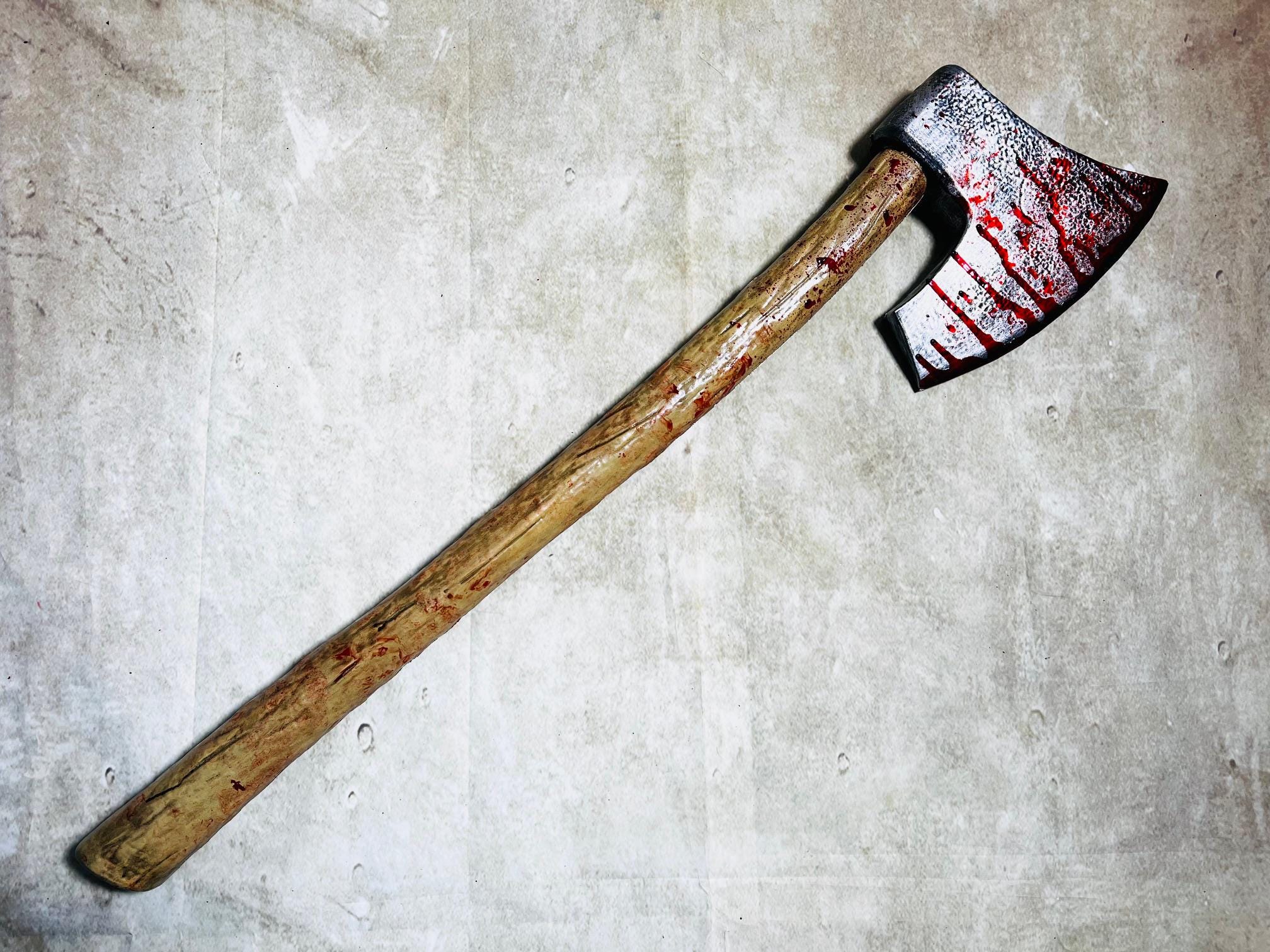 処刑人斧 ヴィンテージスタイル 映画小道具 PU ホラー武器彫刻機