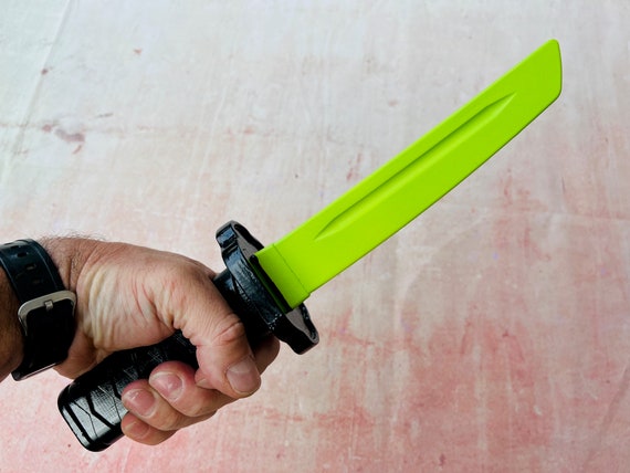 Part 2 Cinema Scene Screamer Green Stabby Knife Movie Prop Short Katana Blade