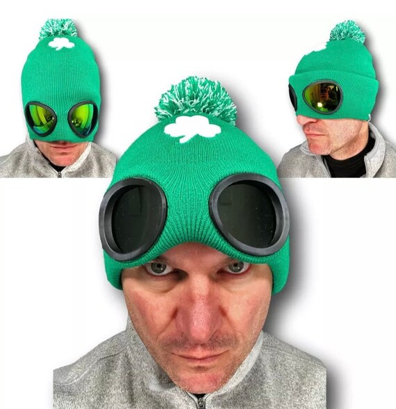 ski mask beanie with goggles