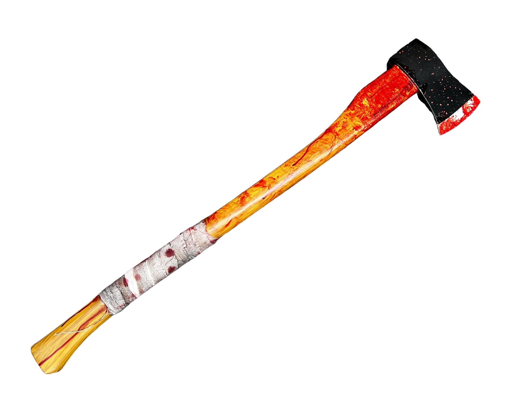 Realistic Lumberjack Axe Hatchet Movie Prop PU Horror