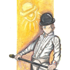 CLOCKWORK ORANGE Fine Art Quality Print (Multiple Sizes) / 1971 / Stanley Kubrick / Malcolm McDowell is Alex DeLarge