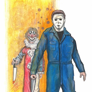 MICHAEL MYERS HALLOWEEN Fine Art Quality Print (Multiple Sizes) / Horror Decor