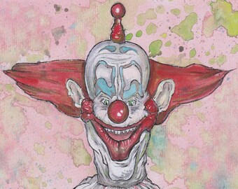 KILLER KLOWNS from Outer Space Fine Art Quality Print (Multiple Sizes) / Horror Decor / Horror Art / Killer Klowns / the Chiodo Brothers